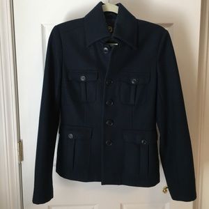 Lucky Brand Wool Military Coat